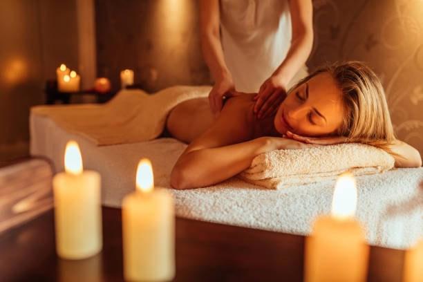 Candlelit body spa massage at Luxe Luminary Spa in Los Angeles